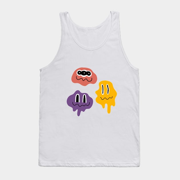 liquid faces Tank Top by Pacesyte